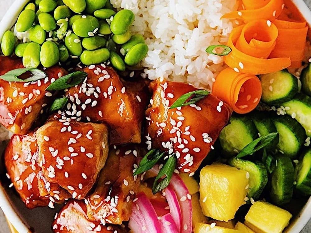 Chicken Teriyaki Poke